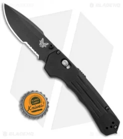 Benchmade 427SBK Mini Vallation AXIS-Assist Knife Black (3.2" Black Serr) 8 Benchmade 427SBK Mini Vallation AXIS-Assist Knife Black (3.2" Black Serr) -Benchmade Benchmade 427BK Mini Vallation AXIS Assist Black Black Serr 427SBK BHQ 97771 jr bottlecap