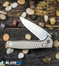 Benchmade 781 Anthem AXIS Lock Folding Knife Bronze Titanium (3.5" Stonewash) 9 Benchmade 781 Anthem AXIS Lock Folding Knife Bronze Titanium (3.5" Stonewash) -Benchmade Benchmade 781 Anthem AXIS Lock Folding Knife Bronze Titanium Stonewash BHQ 51621 kp dark wood web