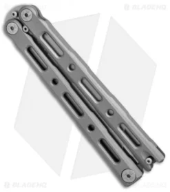 Benchmade 87 Ti Bali-Song Butterfly Knife Titanium (4.5" Satin) 7 Benchmade 87 Ti Bali-Song Butterfly Knife Titanium (4.5" Satin) -Benchmade Benchmade 87 Ti satin BHQ 51596 er side
