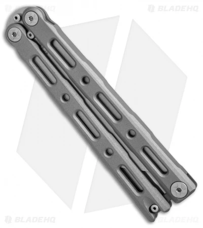 Benchmade 87 Ti Bali-Song Butterfly Knife Titanium (4.5" Satin) 2 Benchmade 87 Ti Bali-Song Butterfly Knife Titanium (4.5" Satin) - Image 2