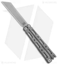 Benchmade 87 Ti Bali-Song Butterfly Knife Titanium (4.5" Satin)