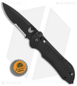 Benchmade 917SBK Tactical Triage AXIS Lock Knife Black G-10 (3.4" Black Serr) 9 Benchmade 917SBK Tactical Triage AXIS Lock Knife Black G-10 (3.4" Black Serr) -Benchmade Benchmade 917SBK Tactical Black G10 Black Serr BHQ 78783 er bottlecap
