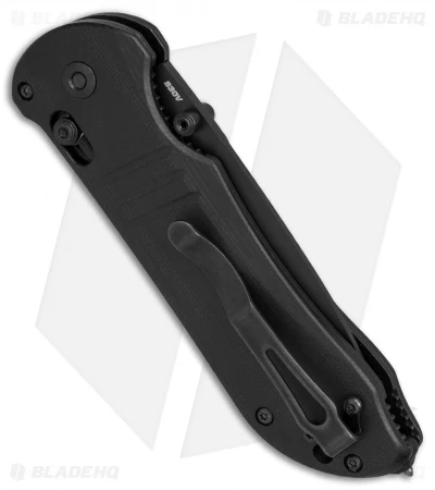 Benchmade 917SBK Tactical Triage AXIS Lock Knife Black G-10 (3.4" Black Serr) 2 Benchmade 917SBK Tactical Triage AXIS Lock Knife Black G-10 (3.4" Black Serr) - Image 2