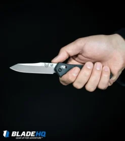 Benchmade 940S-1 Osborne AXIS Lock Knife Carbon Fiber (3.4" Stonewash Serr) S90V 9 Benchmade 940S-1 Osborne AXIS Lock Knife Carbon Fiber (3.4" Stonewash Serr) S90V -Benchmade Benchmade 940 2 Osborne AXIS Lock Knife Black G 10 Satin 940 2 BHQ 36208 in hand web