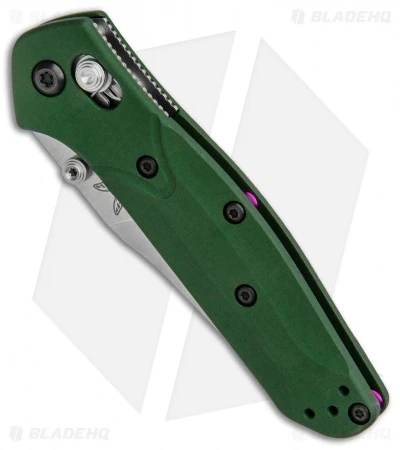 Benchmade 945 Mini Osborne AXIS Lock Knife Green (2.9" Satin) 2 Benchmade 945 Mini Osborne AXIS Lock Knife Green (2.9" Satin) - Image 2