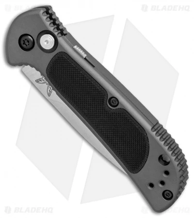 Benchmade 9750 Mini Coalition Automatic Knife Gray Al/Black G-10 (2.9" Satin) 3 Benchmade 9750 Mini Coalition Automatic Knife Gray Al/Black G-10 (2.9" Satin) - Image 3