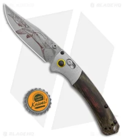 Benchmade LE Artist Series Mini Crooked River Duck AXIS Lock Knife (3.4" SW) 7 Benchmade LE Artist Series Mini Crooked River Duck AXIS Lock Knife (3.4" SW) -Benchmade Benchmade ARtist Series Mini Crooked River Knife Mallard Duck BHQ 174398 jr bottlecap