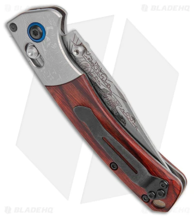 Benchmade Artist Series Mini Crooked River Pheasant AXIS Lock Knife (3.4" SW) 3 Benchmade Artist Series Mini Crooked River Pheasant AXIS Lock Knife (3.4" SW) - Image 3