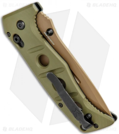 Benchmade Adamas AXIS Lock Knife Olive G-10 (3.8" FE) 275FE-2 3 Benchmade Adamas AXIS Lock Knife Olive G-10 (3.8" FE) 275FE-2 - Image 3