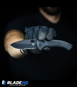 Benchmade Aileron AXIS Lock Knife Black G-10 (3.45" Black Serr) 737SBK 9 Benchmade Aileron AXIS Lock Knife Black G-10 (3.45" Black Serr) 737SBK -Benchmade Benchmade Aileron AXIS Lock Knife Black G 10 Black Serr 737SBK BHQ88739 kp operator in hand web