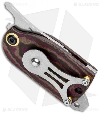 Benchmade Aller Fumée Friction Folder Knife Red Richlite (1.6" Satin) 381 3 Benchmade Aller Fumée Friction Folder Knife Red Richlite (1.6" Satin) 381 - Image 3