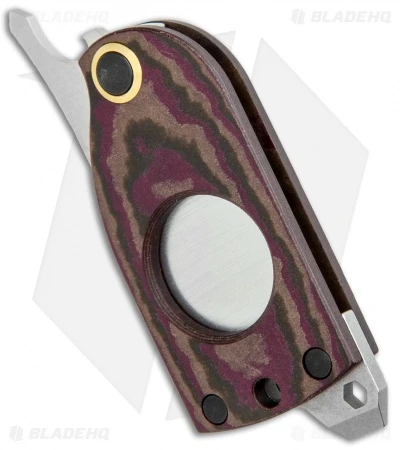 Benchmade Aller Fumée Friction Folder Knife Red Richlite (1.6" Satin) 381 2 Benchmade Aller Fumée Friction Folder Knife Red Richlite (1.6" Satin) 381 - Image 2