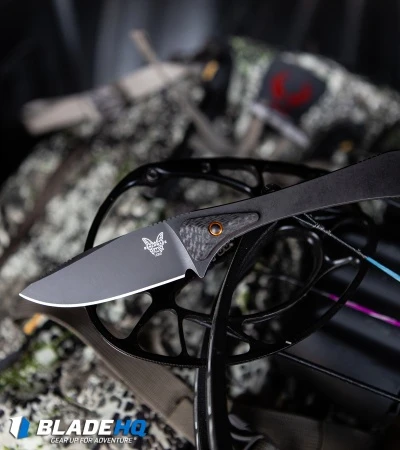 Benchmade Altitude Fixed Blade Knife (3" Black) 15200DLC 5 Benchmade Altitude Fixed Blade Knife (3" Black) 15200DLC - Image 5