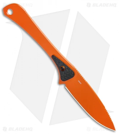 Benchmade Altitude Fixed Blade Knife Orange + Carbon Fiber (3" Orange) 15200ORG 2 Benchmade Altitude Fixed Blade Knife Orange + Carbon Fiber (3" Orange) 15200ORG - Image 2