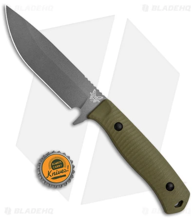 Benchmade Anonimus Fixed Blade Knife OD Green G-10 (5" Gray) 539GY 4 Benchmade Anonimus Fixed Blade Knife OD Green G-10 (5" Gray) 539GY - Image 4