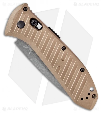 Benchmade Auto Presidio II Auto Knife Bronze Al. (3.7" Gray Serr) 5700SGY-1 2 Benchmade Auto Presidio II Auto Knife Bronze Al. (3.7" Gray Serr) 5700SGY-1 - Image 2