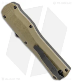 Benchmade Autocrat D/A OTF Automatic Knife OD Green G-10 (3.71" Black) 3400BK-1 7 Benchmade Autocrat D/A OTF Automatic Knife OD Green G-10 (3.71" Black) 3400BK-1 -Benchmade Benchmade Autocrat DA OTF Auto OD Green G 10 Black 3400BK 2 BHQ 104904 jr side