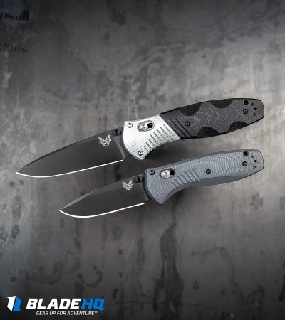 Benchmade Mini Barrage AXIS-Assist Knife Gray G-10 (2.91" Black) 585BK-2 3 Benchmade Mini Barrage AXIS-Assist Knife Gray G-10 (2.91" Black) 585BK-2 - Image 3