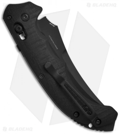 Benchmade Bedlam Automatic Axis Knife (4" Black Serr) 8600SBK 2 Benchmade Bedlam Automatic Axis Knife (4" Black Serr) 8600SBK - Image 2