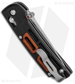 Benchmade Nakamura 486 Saibu AXIS Lock Knife Black G-10/Cocobolo (3" Satin) -Benchmade Benchmade Black Wood jr side