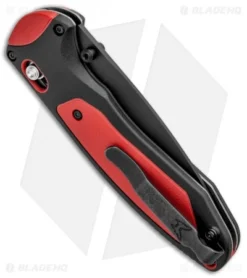 Benchmade 591BK Boost AXIS-Assist Knife Black/Red (3.43" Black) 8 Benchmade 591BK Boost AXIS-Assist Knife Black/Red (3.43" Black) -Benchmade Benchmade Boost AXIS Assist Black Red Black 591BK BHQ 97057 jr side