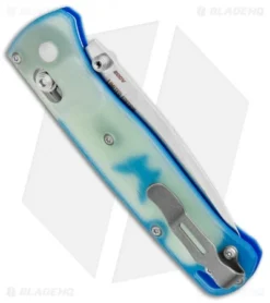 Benchmade Bugout AXIS Lock Knife Jade G-10 (3.24" Satin 20CV) 535-1901 -Benchmade Benchmade Bugout AXIS Jade G 10 Satin 535 1901 BHQ 103562 jr side