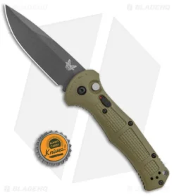 Benchmade Claymore Automatic Knife OD Green Grivory (3.6" Black) 9070BK-1 7 Benchmade Claymore Automatic Knife OD Green Grivory (3.6" Black) 9070BK-1 -Benchmade Benchmade Claymore Auto OD Green Grivory Black 9070BK 1 BHQ 137240 jr bottlecap