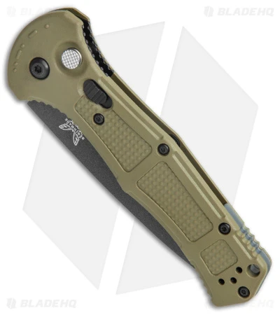 Benchmade Claymore Automatic Knife OD Green Grivory (3.6" Black) 9070BK-1 2 Benchmade Claymore Automatic Knife OD Green Grivory (3.6" Black) 9070BK-1 - Image 2
