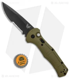 Benchmade Claymore Auto Knife OD Green Grivory (3.6" Black Serr) 9070SBK-1 7 Benchmade Claymore Auto Knife OD Green Grivory (3.6" Black Serr) 9070SBK-1 -Benchmade Benchmade Claymore Auto Ranger Green Grivory Black Serr 9070SBK 1 BHQ 118571 jr bottlecap