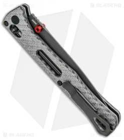 Benchmade Fact AXIS Lock Knife Silver Twill G-10 (3.95" Gray) 417GY-1901 6 Benchmade Fact AXIS Lock Knife Silver Twill G-10 (3.95" Gray) 417GY-1901 -Benchmade Benchmade Fact AXIS Lock Silver Twill G 10 Gray 417GY 1901 BHQ 92612 jr side