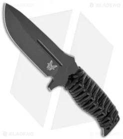 Benchmade Fixed Adamas Fixed Blade Knife Black (4.2" Black) 375BK-1 8 Benchmade Fixed Adamas Fixed Blade Knife Black (4.2" Black) 375BK-1 -Benchmade Benchmade Fixed Adamas Black Paracord Black BHQ 118579 jr