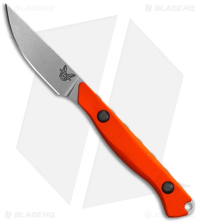Benchmade Flyway Fixed Blade Hunting Knife Orange G-10 (2.7" Satin) 15700 1 Benchmade Flyway Fixed Blade Hunting Knife Orange G-10 (2.7" Satin) 15700