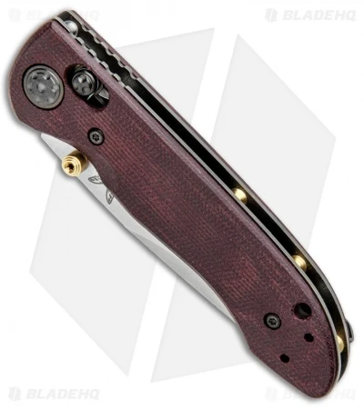 Benchmade Foray Limited Ed. AXIS Lock Knife Red Micarta (3.24" Satin ) 698-1901 2 Benchmade Foray Limited Ed. AXIS Lock Knife Red Micarta (3.24" Satin ) 698-1901 - Image 2