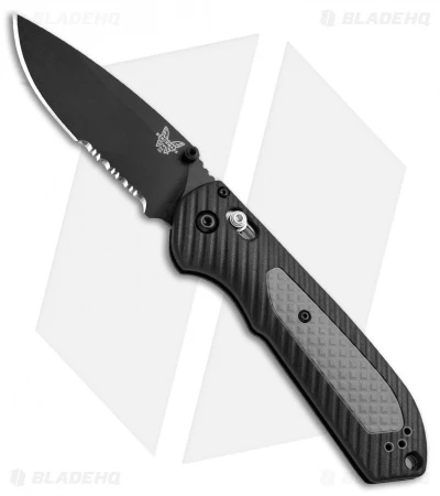 Benchmade Freek AXIS Lock Knife Black/Gray (3.6" Black Serr) 560SBK 1 Benchmade Freek AXIS Lock Knife Black/Gray (3.6" Black Serr) 560SBK