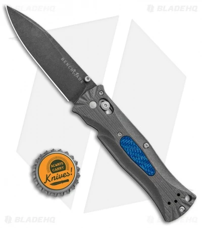 Benchmade Gold Class Pardue Knife W/Blue Twill G-10 (3.25" Acid SW) 531-132 4 Benchmade Gold Class Pardue Knife W/Blue Twill G-10 (3.25" Acid SW) 531-132 - Image 4