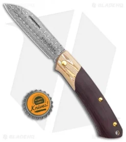 Benchmade Gold Class Proper Slip Joint Knife Black/Burgundy Micarta (2.8 Dama) 9 Benchmade Gold Class Proper Slip Joint Knife Black/Burgundy Micarta (2.8 Dama) -Benchmade Benchmade Gold Class Proper SJ Black Burgundy Micarta Damascus 319 201 BHQ 107745 jr bottlecap