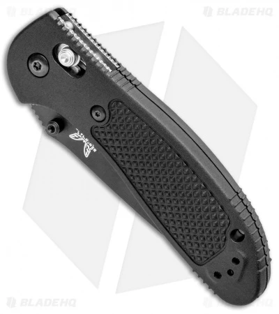 Benchmade Griptilian AXIS Lock Knife Black (3.45" Black Serr) 551SBK-S30V 2 Benchmade Griptilian AXIS Lock Knife Black (3.45" Black Serr) 551SBK-S30V - Image 2