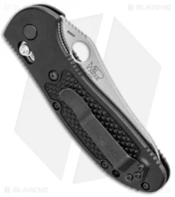 Benchmade Griptilian AXIS Lock Knife Black (3.45" Satin Serr) 550S-S30V 6 Benchmade Griptilian AXIS Lock Knife Black (3.45" Satin Serr) 550S-S30V -Benchmade Benchmade Griptilian AXIS Lock Black Satin Serr 550S S30V BHQ 1151 jr side