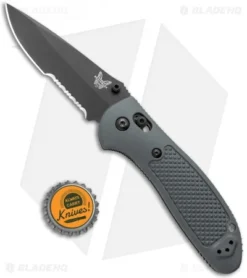 Benchmade Griptilian AXIS Lock Knife Gray (3.45" Black Serr) 551SBKGRY-S30V 7 Benchmade Griptilian AXIS Lock Knife Gray (3.45" Black Serr) 551SBKGRY-S30V -Benchmade Benchmade Griptilian AXIS Lock Gray G 10 Black Serr 551SBKGRY S30V BHQ 123894 jr bottlecap