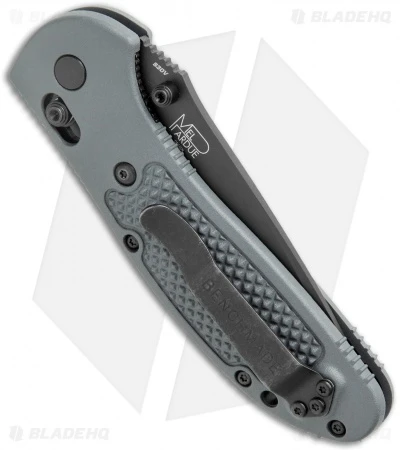 Benchmade Griptilian AXIS Lock Knife Gray (3.45" Black Serr) 551SBKGRY-S30V 3 Benchmade Griptilian AXIS Lock Knife Gray (3.45" Black Serr) 551SBKGRY-S30V - Image 3