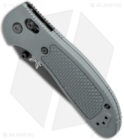 Benchmade Griptilian AXIS Lock Knife Gray (3.45" Black Serr) 551SBKGRY-S30V 2 Benchmade Griptilian AXIS Lock Knife Gray (3.45" Black Serr) 551SBKGRY-S30V - Image 2