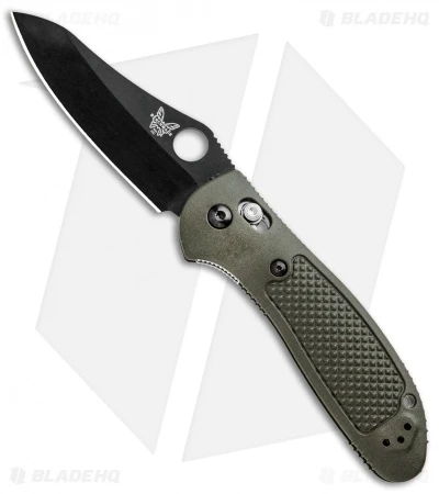 Benchmade Griptilian AXIS Lock Knife OD Green (3.45" Black) 550BKOD-S30V 1 Benchmade Griptilian AXIS Lock Knife OD Green (3.45" Black) 550BKOD-S30V