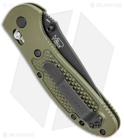 Benchmade Griptilian AXIS Lock Knife Olive Drab (3.45" Black Serr) 551SBKOD-S30V 3 Benchmade Griptilian AXIS Lock Knife Olive Drab (3.45" Black Serr) 551SBKOD-S30V - Image 3