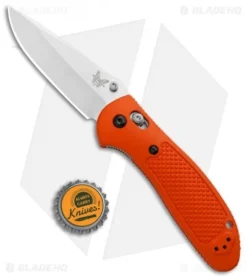 Benchmade Griptilian AXIS Lock Knife Orange (3.45" Satin) 551-ORG-S30V -Benchmade Benchmade Griptilian AXIS Lock Orange Satin 551 ORG S30V BHQ 3561 jr bottlecap