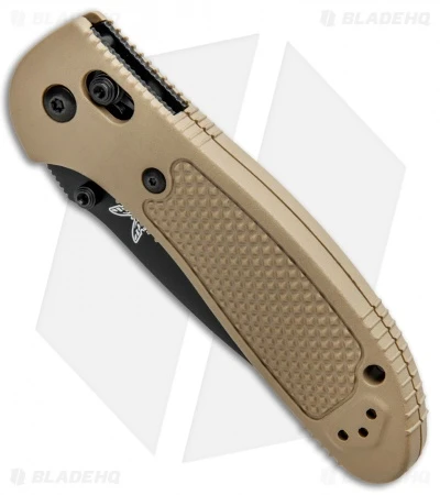 Benchmade Griptilian AXIS Lock Knife Sand (3.45" Black Serr) 551SBKSN-S30V 2 Benchmade Griptilian AXIS Lock Knife Sand (3.45" Black Serr) 551SBKSN-S30V - Image 2