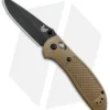 Benchmade Griptilian AXIS Lock Knife Sand (3.45" Black) 551BKSN-S30V
