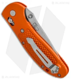 Benchmade Griptilian AXIS Lock Knife Orange (3.45" Satin Serr) 551SH2O 5 Benchmade Griptilian AXIS Lock Knife Orange (3.45" Satin Serr) 551SH2O -Benchmade Benchmade Griptilian Axis Orange Serr 551SH2O BHQ 4236 jr side