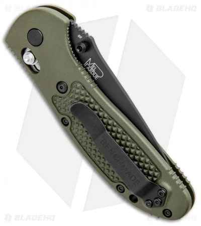 Benchmade Griptilian AXIS Lock Knife Olive Drab (3.45" Black) D2 3 Benchmade Griptilian AXIS Lock Knife Olive Drab (3.45" Black) D2 - Image 3