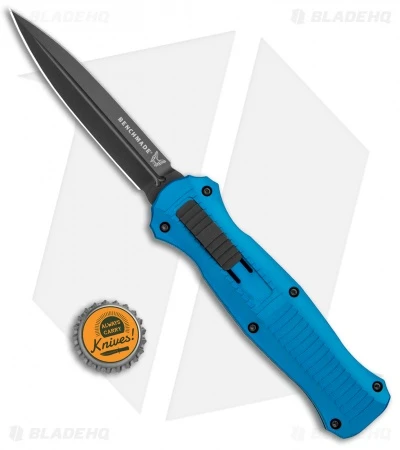Benchmade Infidel OTF Automatic Knife Blue Aluminum (3.91" Black) 3300BK-2001 4 Benchmade Infidel OTF Automatic Knife Blue Aluminum (3.91" Black) 3300BK-2001 - Image 4