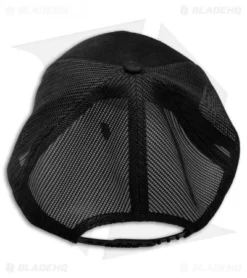 Benchmade Knives Snap Back Mesh 7 Panel Hat W/ Embroidered Logo - Black 6 Benchmade Knives Snap Back Mesh 7 Panel Hat W/ Embroidered Logo - Black -Benchmade Benchmade Knives Snap Back Mesh 7 Panel Hat Leather Logo Black BHQ 123100 jr back